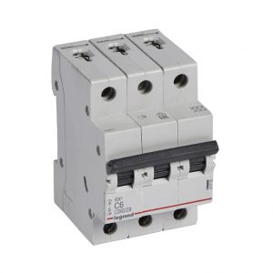Автоматичний вимикач Legrand RX³ 3P C 4.5кА 6А-63A