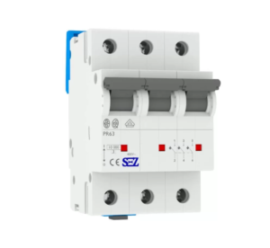 Триполюсний автомат SEZ 63 D 3P 10kA 1А-63A