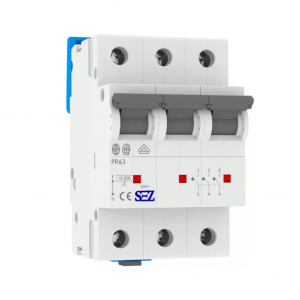 Триполюсний автомат SEZ 63 D 3P 10kA 1А-63A