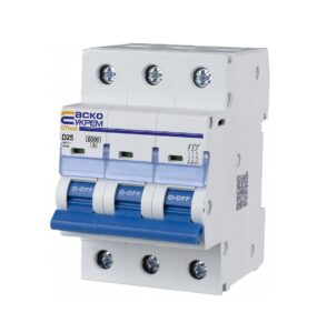 Автоматичний вимикач Аско-Укрем UTrust 3р D 6kА