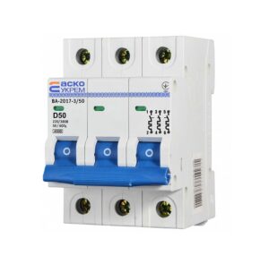 Автоматичний вимикач Аско-Укрем ВА-2017/D 3р D 6kA