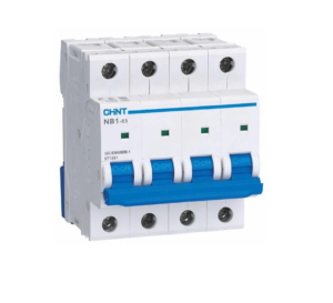 Aвтоматичний вимикач Chint NB1-63 4P C 6кА DB 1A