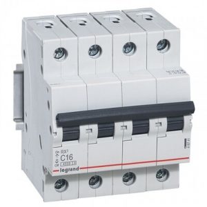 Автоматичний вимикач Legrand RX³ 4P C 4.5кА