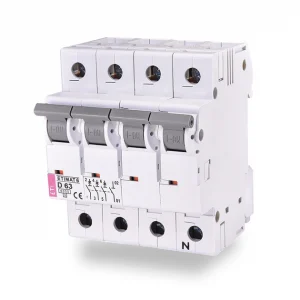 Автоматичний вимикач ETI ETIMAT 6 3p*N B 6кА