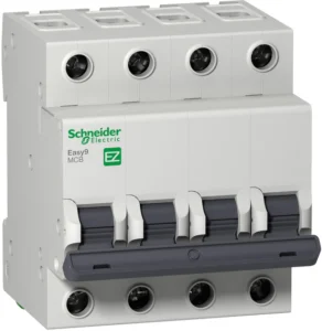 Автоматичний вимикач Schneider Electric EZ9 4Р С 4.5кА