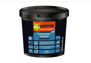 Гідроізоляційна мастика WATER BLOCK біла