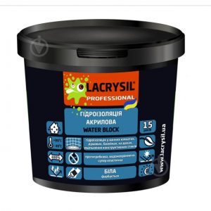 Гідроізоляційна мастика WATER BLOCK біла