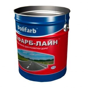 Акрилова емаль для гориз. розмітки проїжджої частини доріг