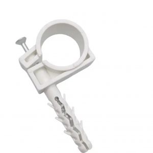 Обойма з забивним шурупом для кріплення труб та кабелю