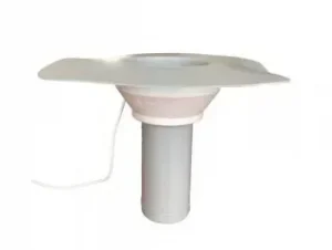 Воронка ТПО Ø110мм з приймальною чашею з обігрівом